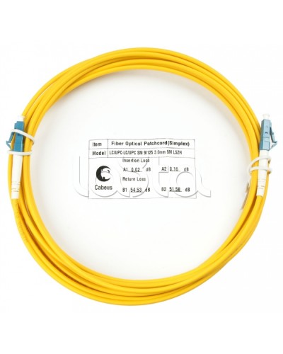 Шнур оптический simplex LC-LC 9/125 sm 25м LSZH Cabeus FOP(s)-9-LC-LC-25m в Рубцовске Патч-корды оптические Pintop.ru