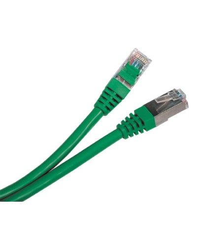 Патч-корд RJ45-RJ45, 4 пары, STP, кат.5е, LSZH (1м) Hyperline PC-LPM-STP-RJ45-RJ45-C5e-1M-LSZH-GN в Рубцовске Патчкорды (медные) Pintop.ru