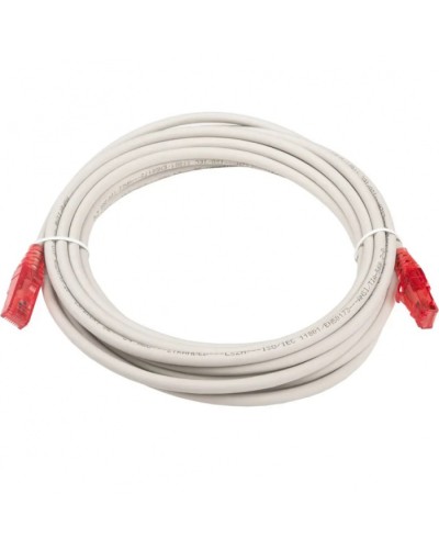 Патч-корд RJ45-RJ45, 4 пары, UTP, кат.5е, LSZH (5м) Hyperline PC-LPM-UTP-RJ45-RJ45-C5e-5M-LSZH-GY в Рубцовске Патчкорды (медные) Pintop.ru