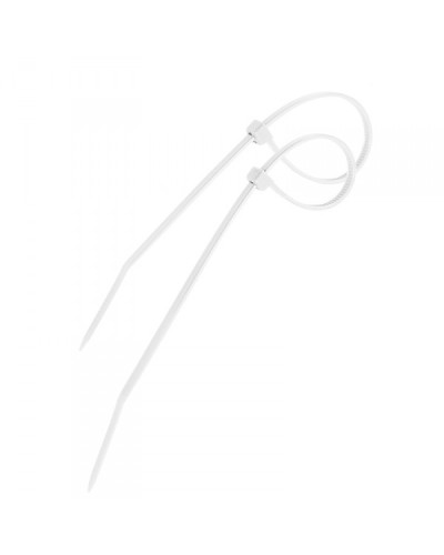 Стяжка 150х3 мм нейлоновая белый (100шт/уп) PROCONNECT 57-0150 в Рубцовске Стяжки-хомуты Pintop.ru