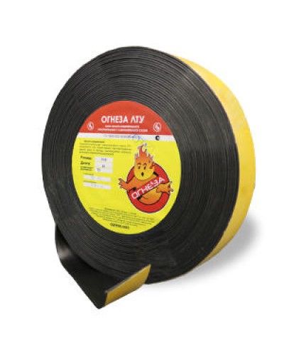 Лента термоуплотнительная Огнеза ОГНЕЗА-ЛТУ 2*50 мм., рулон 25 пог.м. в Рубцовске Дополнительное оборудование пожаротушения Pintop.ru