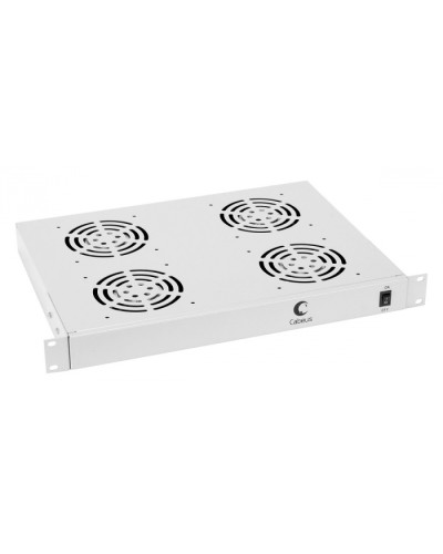 Панель вентиляционная с 4 вентиляторами Cabeus JG03 в Рубцовске Вентиляторные модули Pintop.ru