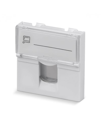 Вставка 45x45 (Mosaic) для 1 модуля формата Keystone Jack (арт.078604) Cabeus (FP-L-45-1M) в Рубцовске Модули Keystone Pintop.ru