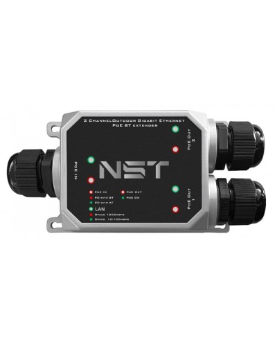Уличный Ultra PoE удлинитель - коммутатор Gigabit Ethernet до 250м на 3 порта NST NS-EXSW-3GP/W в Рубцовске Дополнительное оборудование для сетей Pintop.ru