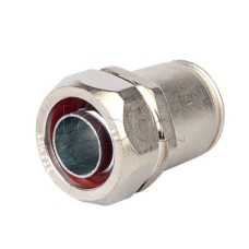 Муфта металлорукав DN 40-жесткая труба д.40мм, IP66/IP67, никелированная латунь DKC 6117-40