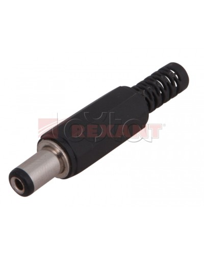 Разъем питания штекер 2.1х5.5x10 мм (50шт/уп) REXANT 14-0311 в Рубцовске Коннекторы Pintop.ru