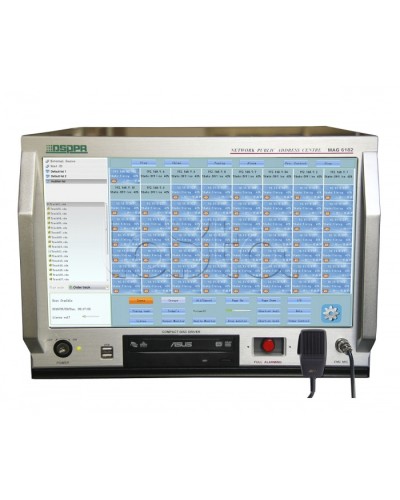 Блок управления центральный DSPPA MAG-6182 в Рубцовске Система оповещения и трансляции Dsppa Pintop.ru