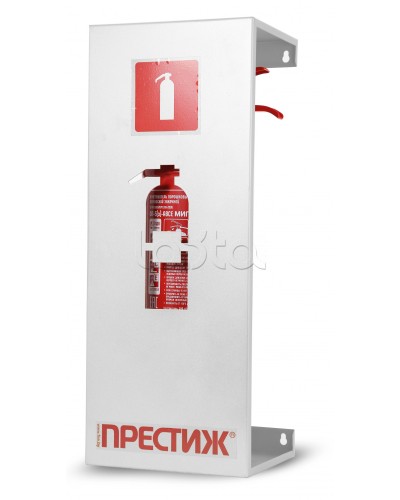 Подставка ПОЖТЕХНИКА Подставка настенная под огнетушитель ПРЕСТИЖ белый в Рубцовске Аксессуары для огнетушителей Pintop.ru