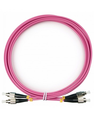Шнур оптический duplex FC-FC 50/125 mm OM4 2м LSZH в Рубцовске Патч-корды оптические Pintop.ru