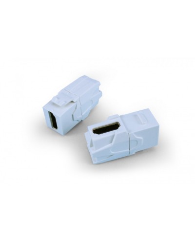 Вставка формата Keystone Jack Hyperline (KJ1-HDMI-AV18-WH) в Рубцовске Коннекторы Pintop.ru