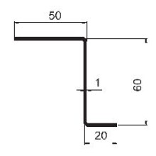 Комплект наличника внутреннего Vizit КНВЦ-50-210(250)