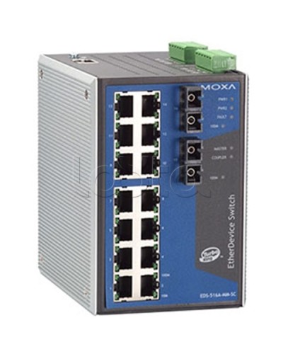 Коммутатор управляемый промышленный 16-портовыйMoxa EDS-516A-MM-SC в Рубцовске Коммутаторы Pintop.ru