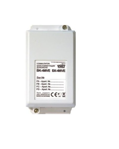 Блок коммутации домофонов Vizit БК-4MVE в Рубцовске Блоки управления многоабонентные Pintop.ru