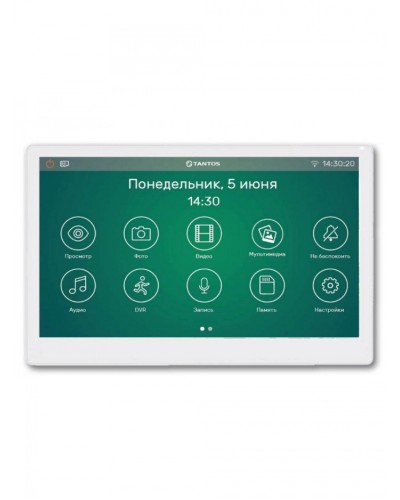 Монитор Tantos Stark HD SE Tuya (White) XL в Рубцовске Абонентские IP устройства Pintop.ru