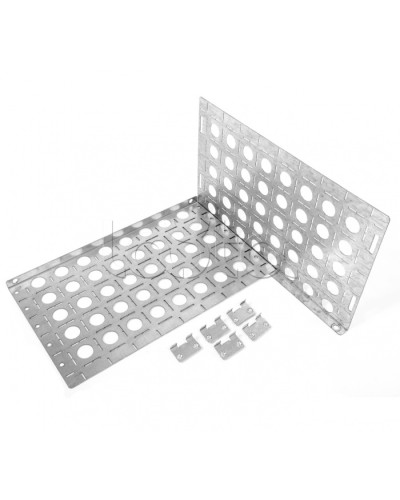 Комплект боковых монтажных панелей 19 (В400xГ210) Elbox EU-400.210 в Рубцовске Аксессуары для стоек и шкафов Pintop.ru