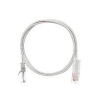 Шнур коммутационный 2хRJ45/8P8C F/UTP кат.5е (NMC-PC4SD55B-050-GY) NIKOMAX (5 м)