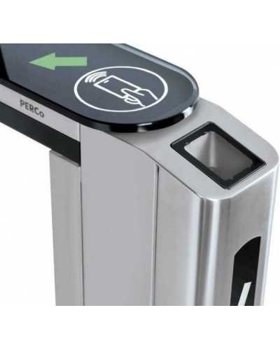 Передняя панель скоростного прохода PERCo-ST-01 со встроенным сканером штрихкода PERCo-FP01Q.1 в Рубцовске Ограждения Pintop.ru