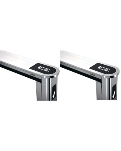 Комплект крышек (2 шт)из нержавеющей стали для турникета PERCo-STC-01S в Рубцовске Ограждения Pintop.ru