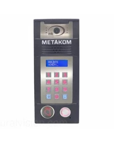 Многоабонентый антивандальный блок вызова со встроенной гибридной видеокамерой Метаком MК2018-TMRFGVH в Рубцовске Блоки вызова многоабонентные Pintop.ru