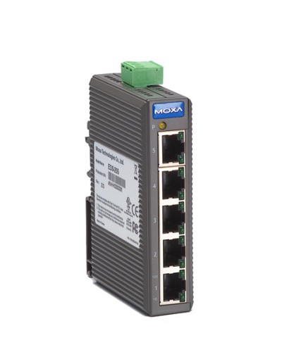 Коммутатор неуправляемый промышленный 5-портовый Moxa EDS-205 в Рубцовске Коммутаторы Pintop.ru