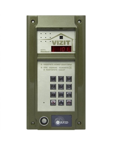 Блок вызова домофона Vizit БВД-N101RTCP в Рубцовске Блоки вызова многоабонентные Pintop.ru