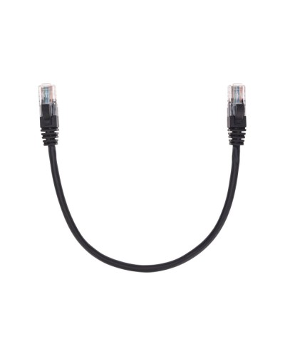 Патч-корд U/UTP, CAT 5e, RJ45-RJ45, 26AWG, LSZH, черный, 0,3м REXANT 02-0102-03 в Рубцовске Патчкорды (медные) Pintop.ru