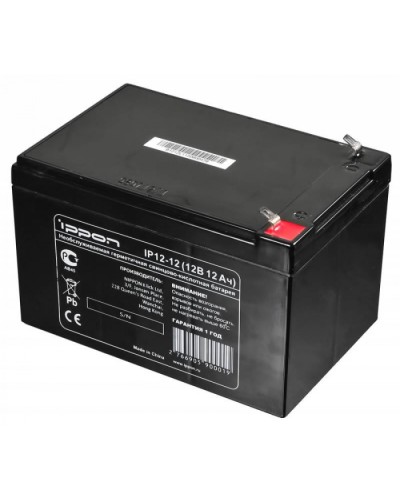 Батарея герметичная свинцово-кислотная Ippon Батарея для ИБП IP12-12 12В 12Ач в Рубцовске Электротехническое оборудование Pintop.ru