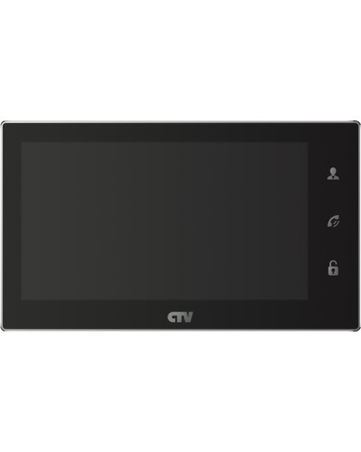 Монитор видеодомофона CTV-M4706AHD (черный) в Рубцовске Абонентские видеоустройства Pintop.ru