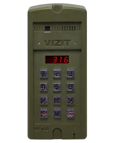 Блок вызова для совместной работы с БУД-302 Vizit БВД-316F в Рубцовске Блоки вызова многоабонентные Pintop.ru
