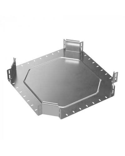 Ответвитель Х-образный Стандарт INOX (AISI 304) 400х100 Промрукав (PR16.3186) в Рубцовске Аксессуары для лотков Pintop.ru