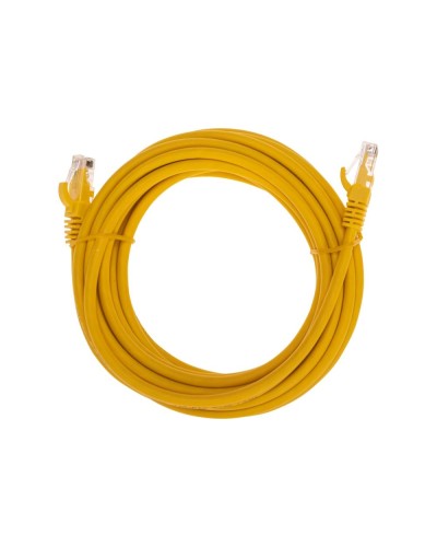 Патч-корд U/UTP, CAT 6, RJ45-RJ45, 26AWG, LSZH, желтый, 5м REXANT 02-0295-5 в Рубцовске Патчкорды (медные) Pintop.ru
