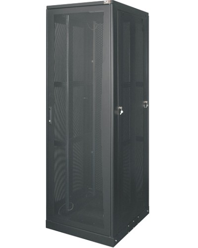 Комплект дверей передняя стеклянная задняя перфорированная для шкафа серии TFE 33U TLK (TFE-4-3380-GP-BK) в Рубцовске Аксессуары для стоек и шкафов Pintop.ru