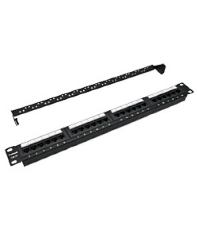Патч-панель 19, 1U, 24xRJ45 Cabeus PL-24-Cat.5e-Dual IDC в Рубцовске Патч панель Pintop.ru