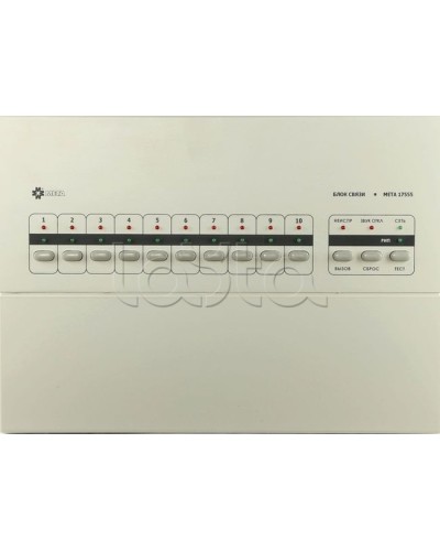 Блок связи на 10 каналов МЕТА 17555 в Рубцовске Система оповещения и трансляции Мета Pintop.ru