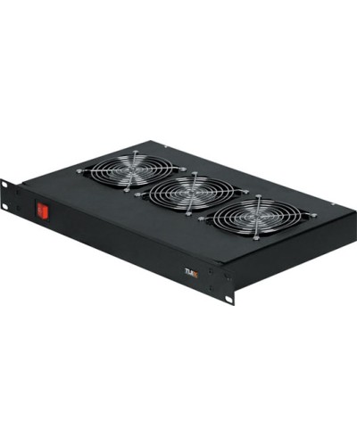 Панель вентиляционная с 3 вентиляторами TLK TLK-VP3/BK в Рубцовске Вентиляторные модули Pintop.ru