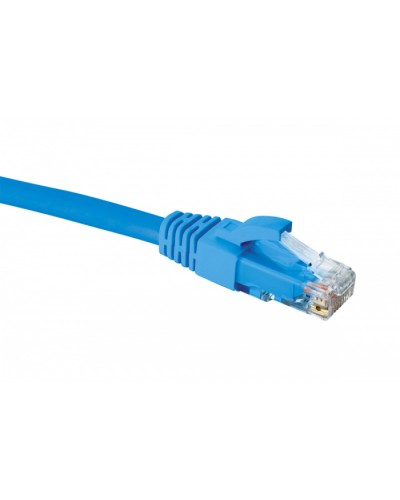 Шнур коммутационный 2хRJ45 U/UTP кат.5e (3 м) Eurolan 21D-U5-03BU в Рубцовске Патчкорды (медные) Pintop.ru