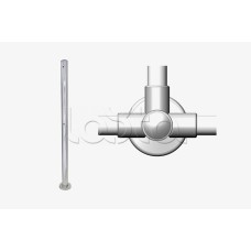 Стойка вертикальная СВ-3Н, нерж (трехсторонняя)