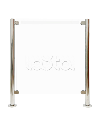 RUBEZH STRAZH Стойка вертикальная СВ-1Н (стекл.) в Рубцовске Ограждения Pintop.ru