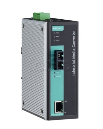 Медиаконвертер Ethernet 10/100BaseTX в 100BaseFX (SC) Moxa IMC-101-S-SC-T в Рубцовске Дополнительное оборудование для ОПС Pintop.ru