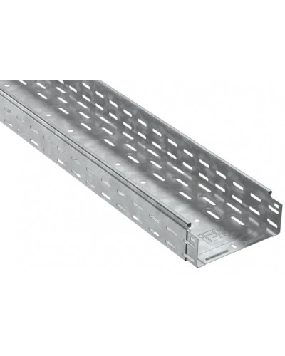 ESCA Лоток перфорированный 80х200х3000-1,0 HDZ IEK (CLP10-080-200-100-3-M-HDZ) в Рубцовске Кабельные лотки Pintop.ru