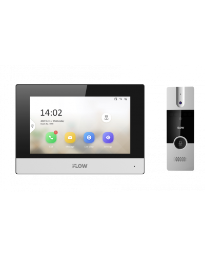 Комплект гибридного видеодомофона iFlow F-VI-5342H в Рубцовске Комплекты домофонов Pintop.ru