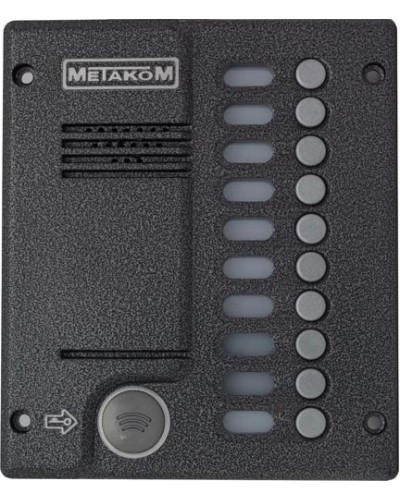 Блок вызова домофона Метаком MК10.2-MFEVN в Рубцовске Вызывные видеопанели малоабонентные Pintop.ru