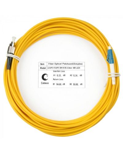 Шнур оптический simplex LC-FC 9/125 sm 10м LSZH Cabeus FOP(s)-9-LC-FC-10m в Рубцовске Патч-корды оптические Pintop.ru