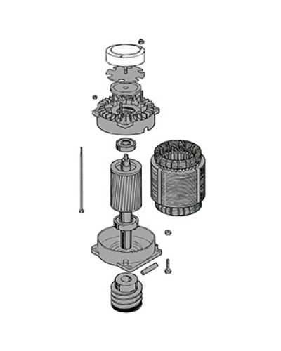 Электродвигатель C-BY Came 119RIC036 в Рубцовске Запчасти для шлагбаумов и автоматики Pintop.ru