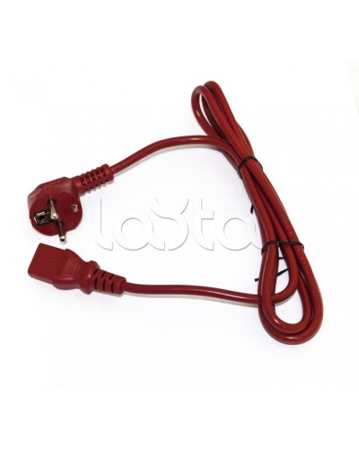 Кабель питания компьютера Hyperline PWC-IEC13-SHM-1.8-RD в Рубцовске Патч-корды и пигтейлы Pintop.ru