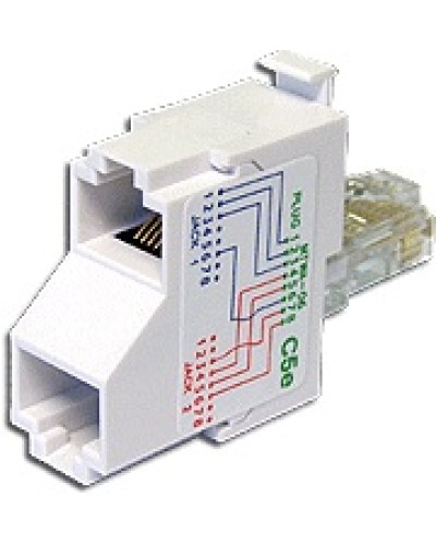 T-адаптер 1 телефонный и 1 компьютерный порт TWT TWT-T-E2-U2 в Рубцовске Проходные адаптеры Pintop.ru