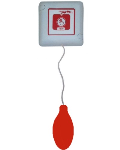 Пневмокнопка вызова влагозащищенная со шнуром Hostcall MP-435W2 в Рубцовске Система оповещения и трансляции Hostcall Pintop.ru