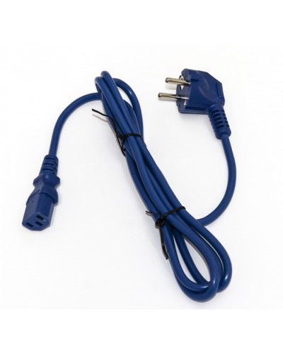 Кабель питания компьютера Hyperline PWC-IEC13-SHM-5.0-BL в Рубцовске Патч-корды и пигтейлы Pintop.ru