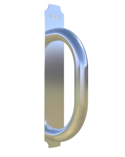 Дверная ручка наружная с декоративной накладкой Vizit PC-101-VIZIT в Рубцовске Аксессуары для многоабонентных систем Pintop.ru