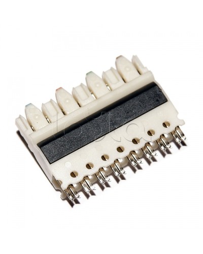 Модуль 110 типа 4-х парный Cabeus CB-4P в Рубцовске Кроссовое оборудование тип 110 Pintop.ru